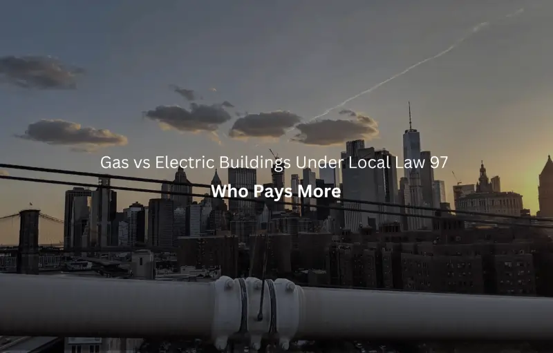gas vs electric buildings NYC